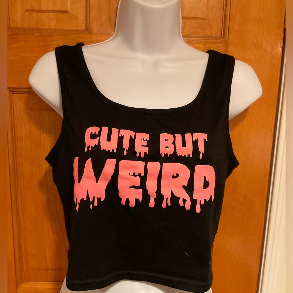 SHEIN | Black crop tank - size L